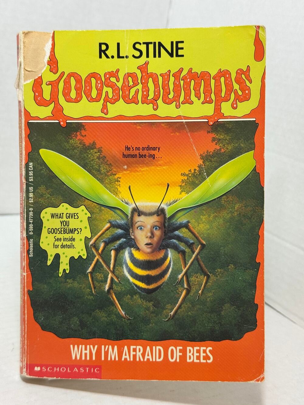 1st Edition Goosebumps Why I'm Afraid of Bees #17 R.L. Stine 1994